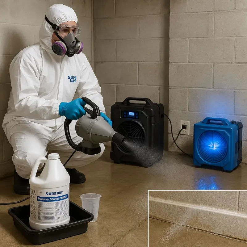 Sanitization and Odor Removal process in Wilsonville, OR